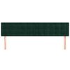 vidaXL Kopfteile 2 Stk. Dunkelgr&uuml;n 90x5x78/88 cm Samt