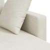 vidaXL Sofa Creme 198 x 134 x 80 cm Samt