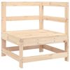 vidaXL 9-tlg. Garten-Sofagarnitur Massivholz Kiefer