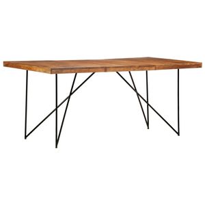 vidaXL Esstisch 180 x 90 x 76 cm Massivholz Akazie