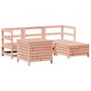 vidaXL 5-tlg. Garten-Sofagarnitur Massivholz Douglasie