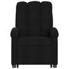 vidaXL Massagesessel mit Aufstehhilfe Schwarz Stoff