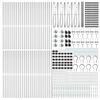 vidaXL Zaunpfosten Silber 100 x 1,5 m (36 mm Maschenweite) Stahl