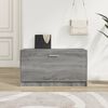 vidaXL Schuhbank Grau Sonoma 80x24x45 cm Holzwerkstoff