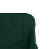 vidaXL Sitzbank Dunkelgr&uuml;n 110x76x80 cm Samt