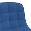 vidaXL Esszimmerstuhl Drehbar Blau Samt