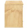 vidaXL Schrank SKI Honigbraun 60 x 32 x 40 cm Massives Kiefernholz