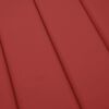 vidaXL Sonnenliegen-Auflage Rot 200x70x3 cm Oxford-Gewebe