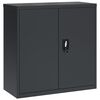 vidaXL Aktenschrank Anthrazit 90x40x90 cm Stahl