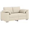 vidaXL Sofa Set 2 pcs Schwarz 219 x 77 x 82 cm Stoff