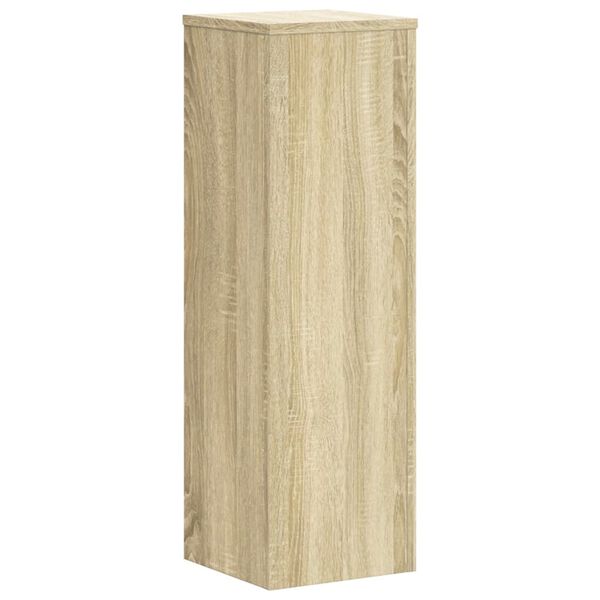 vidaXL Pflanzenst&auml;nder 2 Stk. Sonoma-Eiche 25x25x80 cm Holzwerkstoff