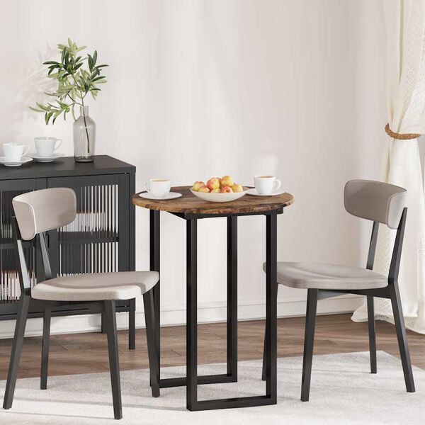 vidaXL Tischplatte Altholz 60 x 60 x 1,5 cm Holzwerkstoff