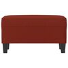 vidaXL Sitzbank Weinrot 70x35x41 cm Kunstleder