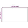 vidaXL Kunstschaffell Teppich Tafalla Beige 60 x 110 cm Polyester