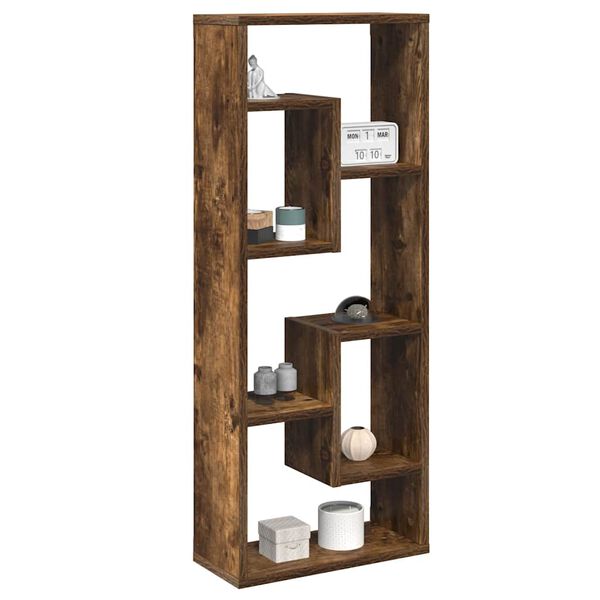 vidaXL Wandregal R&auml;uchereiche 36x16x90 cm Holzwerkstoff