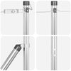 vidaXL Zaunpfosten 26 pcs Grau 3,2 x 3,2 x 160 cm