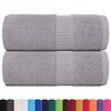 vidaXL Wascht&uuml;cher FROGN 2 Stk. Grau 30x30 cm 360 g/m&sup2;