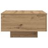 vidaXL Couchtisch Artisan-Eiche 55 x 55 x 31 cm Holzwerkstoff
