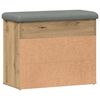 vidaXL Schuhbank Artisan-Eiche 62x32x50 cm Holzwerkstoff