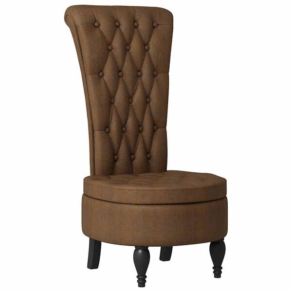 vidaXL Schlafsessel Braun 56,5 x 70 x 110 cm Kunstwildleder