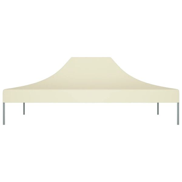 vidaXL Partyzelt-Dach 4x3 m Creme 270 g/m²