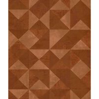 Noordwand Tapete Topchic Graphic Shapes Facet Metallic-Orange