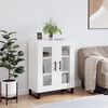 vidaXL Sideboard Hochglanz-Wei&szlig; 69,5x34x90 cm Holzwerkstoff