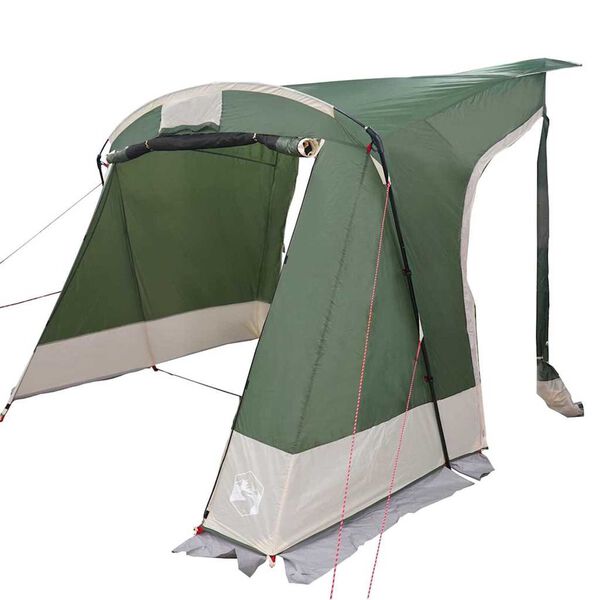 vidaXL Heckklappenzelt mit Dach Gr&uuml;n 285 x 255 x 245 cm Taft