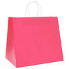vidaXL Papiertragetaschen 50 Stk. mit Henkeln Rosa 32x22x28 cm