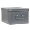 LABEL51 Aufbewahrungsbox Media 35x27x18 cm XL Antik-Grau
