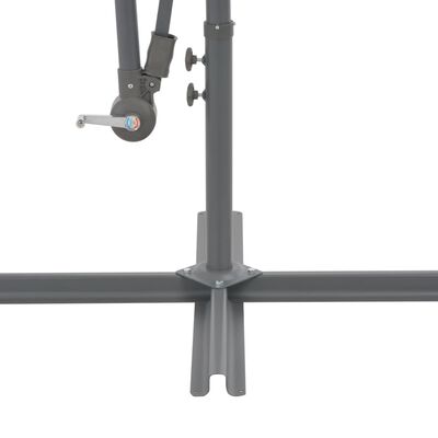 vidaXL Ampelschirm mit Aluminium-Mast 300 cm Blau