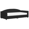 vidaXL Tagesbett mit Matratze Schwarz 90x190 cm Stoff