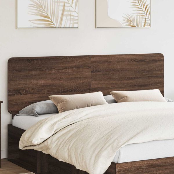 vidaXL Kopfteil Braun Eichen-Optik 180 cm Holzwerkstoff