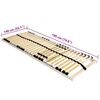 vidaXL Lattenrost Braun 140 x 190 cm Massives Buchenholz