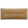 vidaXL R&uuml;ckenkissen Braun 120 x 50 cm Cordstoff