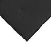 vidaXL R&uuml;ckenkissen Schwarz 200 x 50 cm Mikrofaserstoff