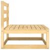 vidaXL 3-tlg. Garten-Lounge-Set Massivholz Kiefer