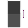 vidaXL Verdunkelungsrollo Schwarz 80x150 cm Stoffbreite 75,7 cm