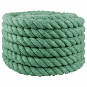 vidaXL Juteseil 36 mm Gr&uuml;n 100% Tossa Jute