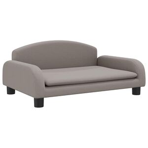 vidaXL Kindersofa Taupe 70x45x30 cm Stoff