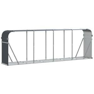vidaXL Kaminholzunterstand Anthrazit 300x45x100 cm Verzinkter Stahl
