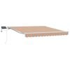 vidaXL Ausziehbare Markise Mehrfarbig 300 x 250 cm Stoff und Aluminium