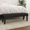 vidaXL Sitzbank Schwarz 100x30x30 cm Kunstleder