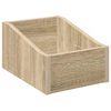 vidaXL LP Plattenbox Sonoma-Eiche 23 x 33 x 16 cm Holzwerkstoff