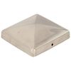 vidaXL Pfostenkappen 6 Stk. Pyramide Edelstahl 101 x 101 mm