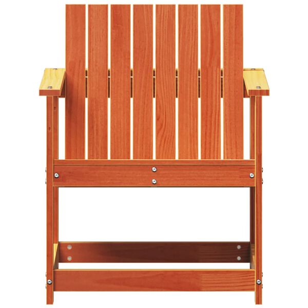 vidaXL Gartenstuhl Wachsbraun 62x56x77 cm Massivholz Kiefer