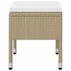 vidaXL 11-tlg. Garten-Essgruppe Beige