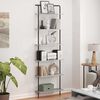 vidaXL B&uuml;cherregal Graues Sonoma 60 x 24 x 203 cm Holzwerkstoff