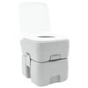 vidaXL Camping-Toilette Grau 41,5 x 36,5 x 42 cm