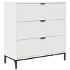 vidaXL Sideboard Wei&szlig; 79,5 x 33 x 82 cm Holzwerkstoff